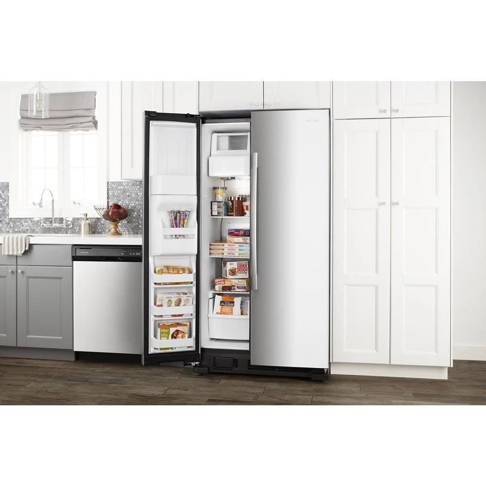 36-inch Side-by-Side Refrigerator with Dual Pad External Ice and Water Dispenser view 39