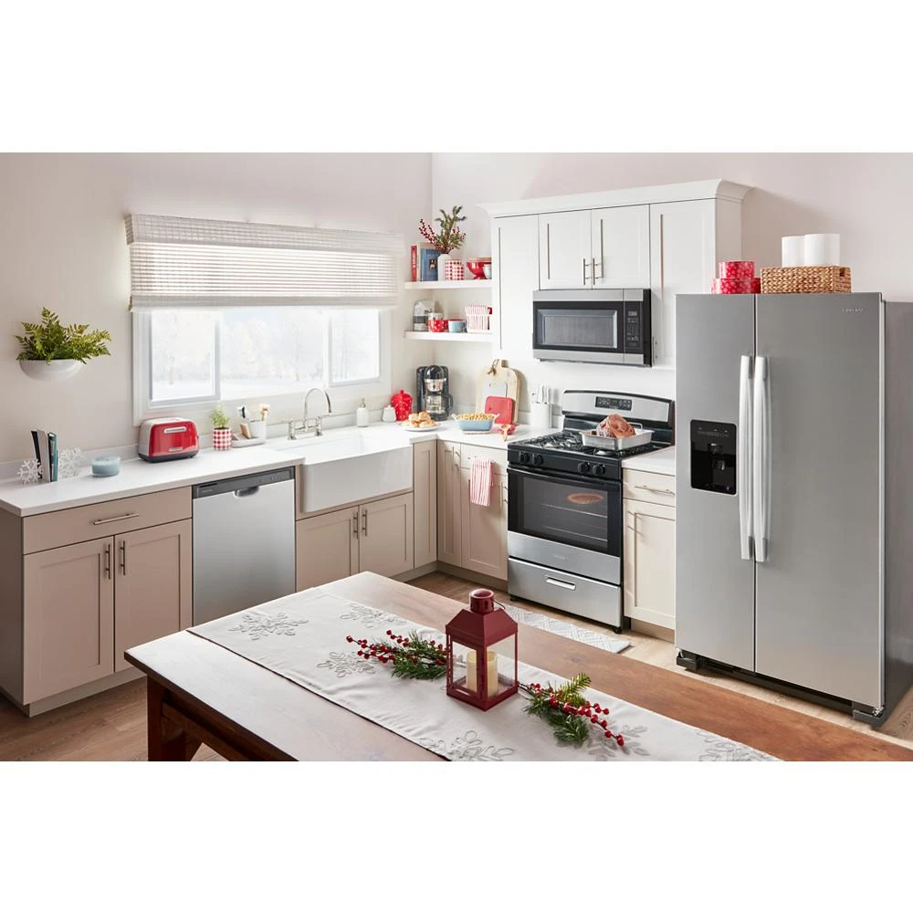 36-inch Side-by-Side Refrigerator with Dual Pad External Ice and Water Dispenser view 46