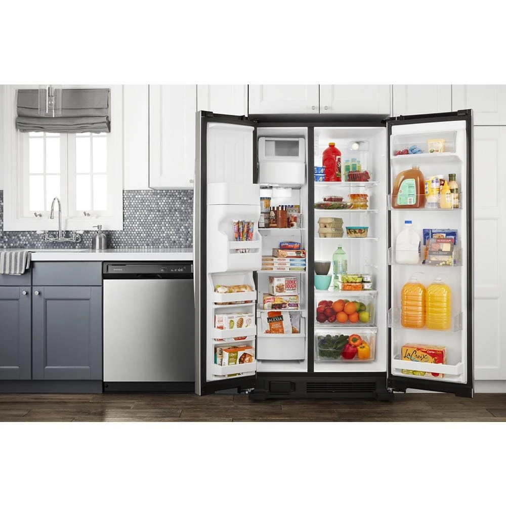36-inch Side-by-Side Refrigerator with Dual Pad External Ice and Water Dispenser view 8