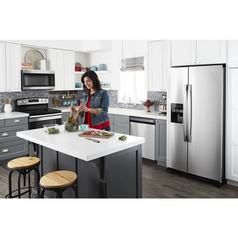 36-inch Side-by-Side Refrigerator with Dual Pad External Ice and Water Dispenser view 16