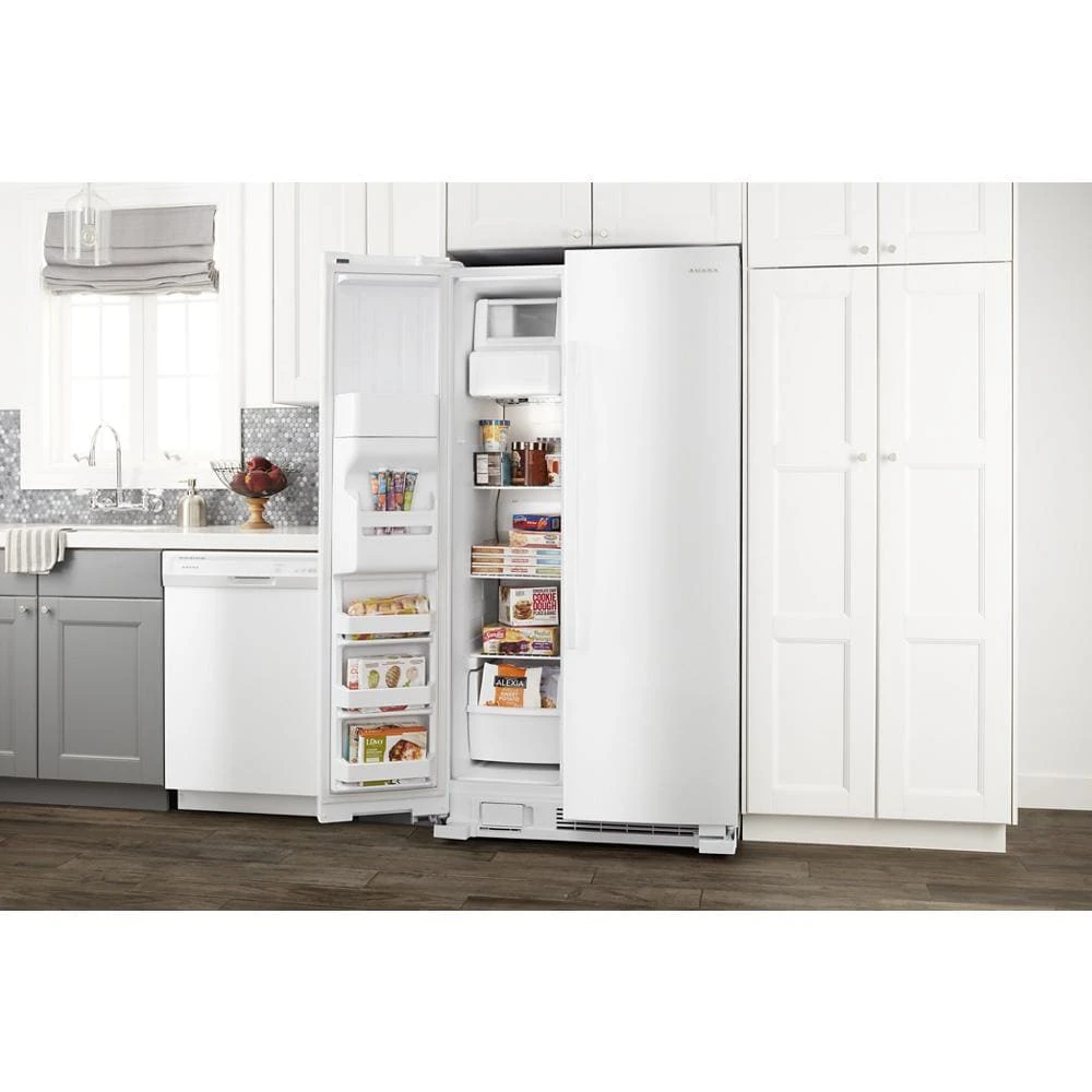 36-inch Side-by-Side Refrigerator with Dual Pad External Ice and Water Dispenser view 4