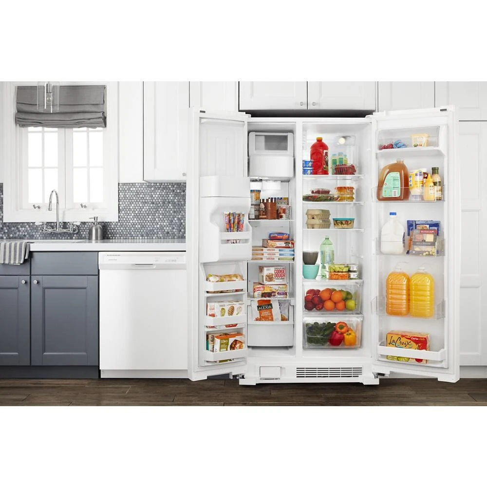 36-inch Side-by-Side Refrigerator with Dual Pad External Ice and Water Dispenser view 9