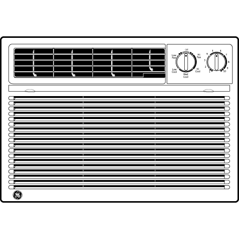 115 Volt Mechanical Room Air Conditioner ASV08FL, product image 2 of 2