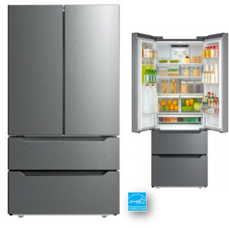 22.5 Cu. Ft. Four Door Counter Depth Refrigerator Energy Sta ASXS1225E