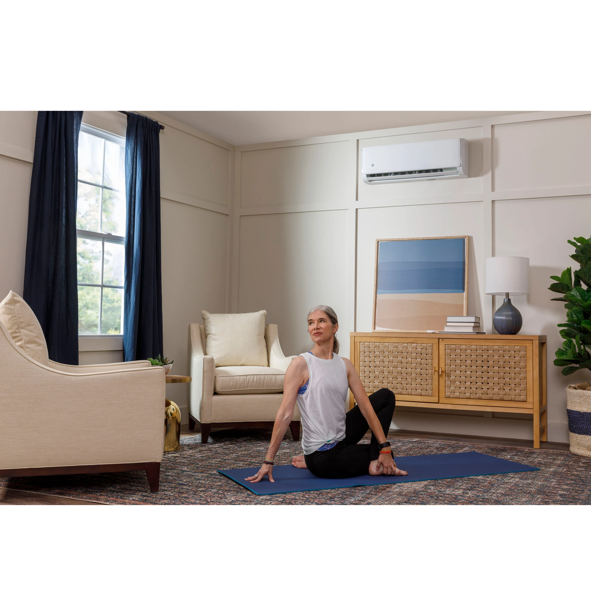 Caliber Series 208-230V 9,000 BTU Single-Zone Ductless Highwall Indoor Unit ASYW09CRDWA, product image 6 of 6