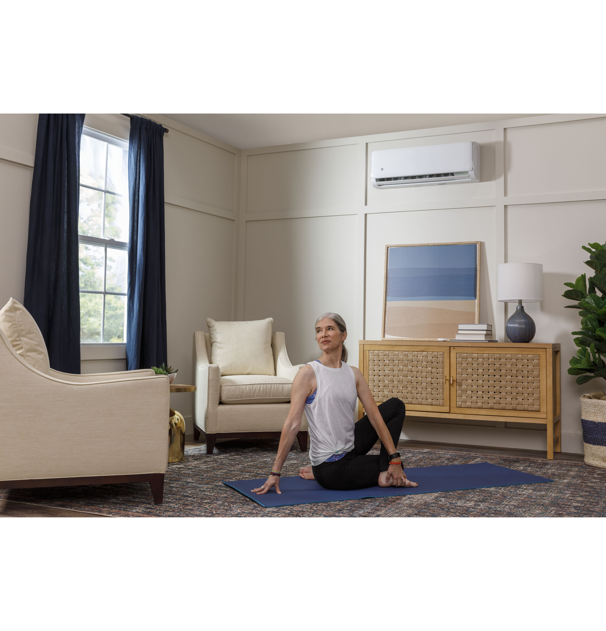 Caliber Series 115V 12,000 BTU Single-Zone Ductless Highwall Indoor Unit ASYW12CRAWA, product image 6 of 6