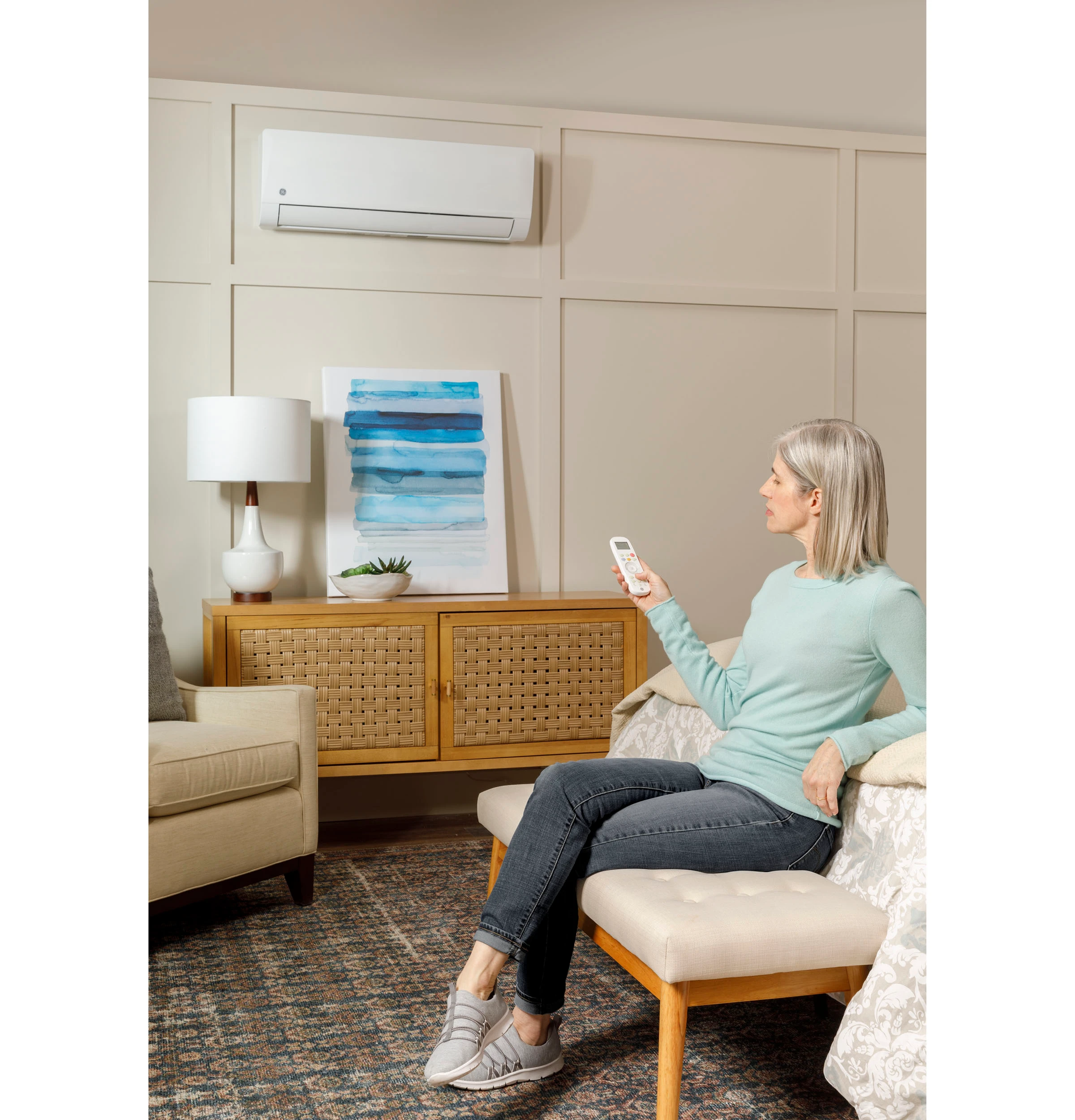 Altitude Series 208-230V 18,000 BTU Single-Zone Ductless Highwall Indoor Unit ASYW18PRDWB, product image 5 of 6