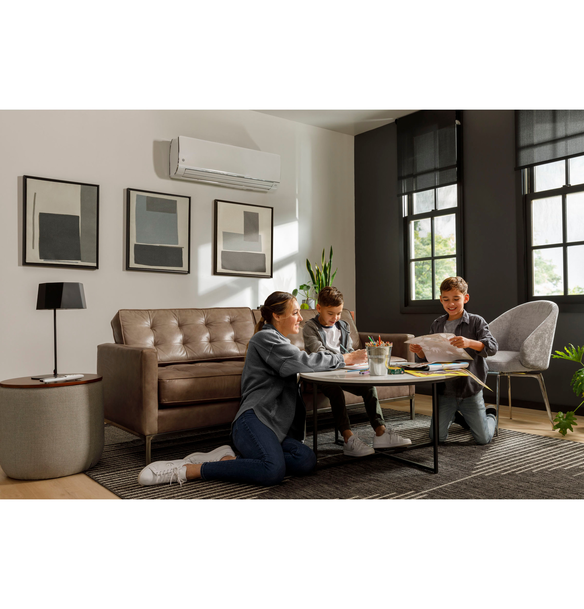 Endure Series 208-230V 18,000 BTU Single-Zone Ductless Highwall Indoor Unit ASYW18URDEB, product image 4 of 6