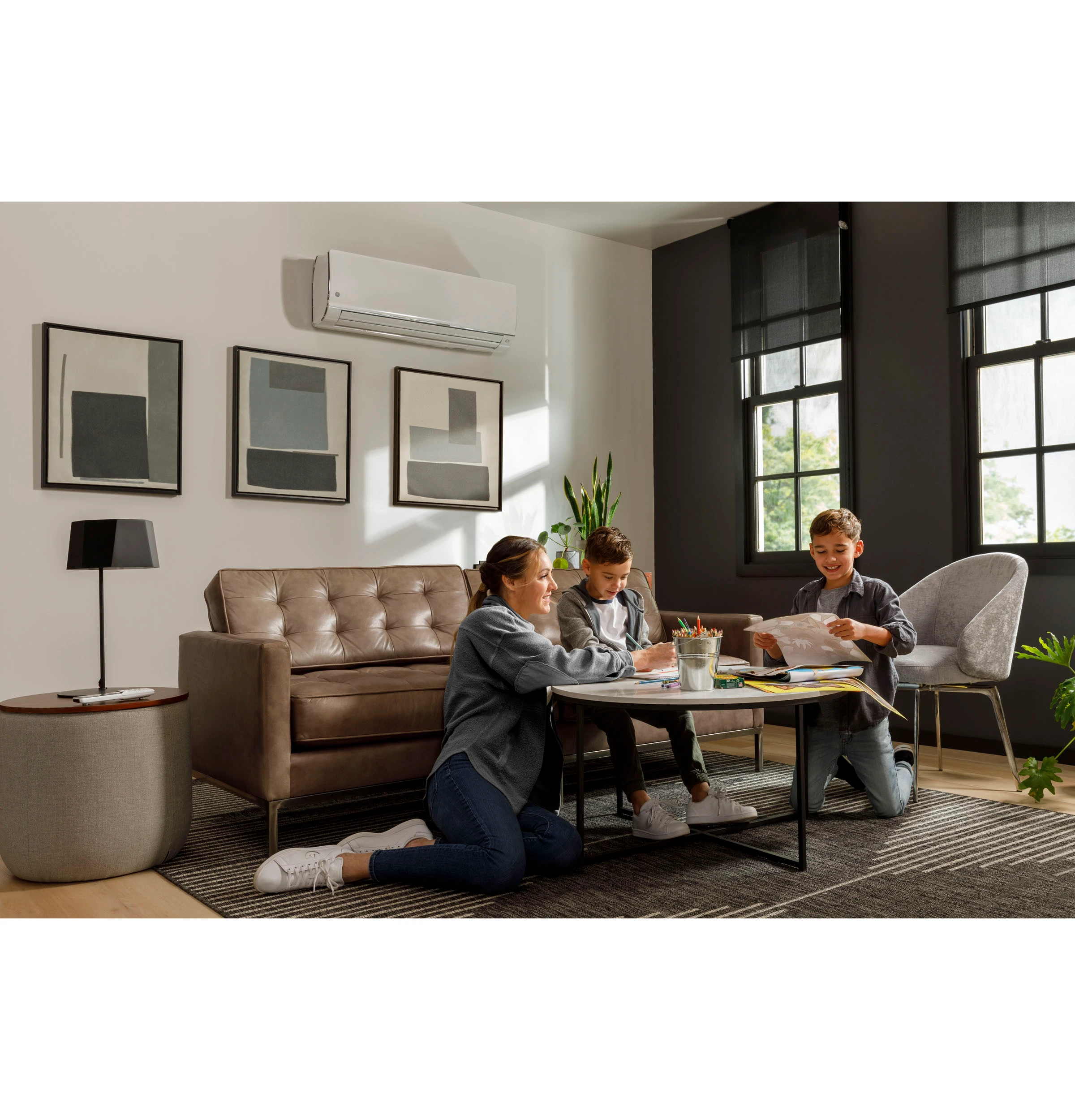Endure Series 208-230V 18,000 BTU Single-Zone Ductless Highwall Indoor Unit ASYW18URDWD, product image 4 of 6