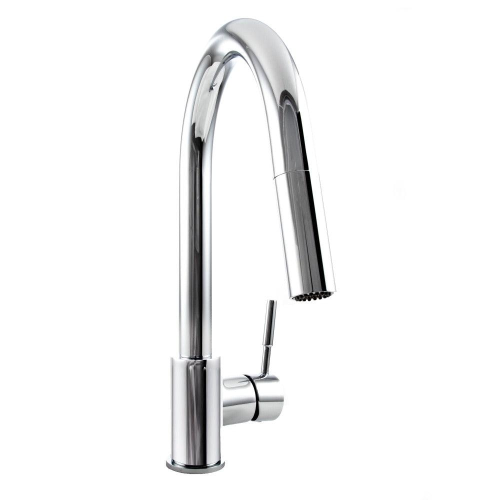 Arthur Pull Down Single Handle Kitchen Faucet In Chrome ATHKFCH