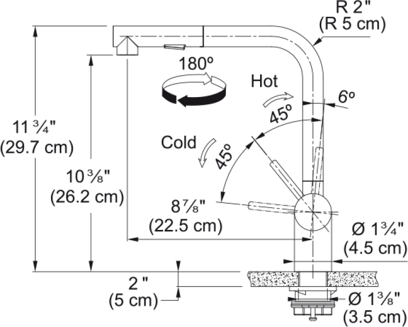 Atlas Neo Pull Out Faucet view 13
