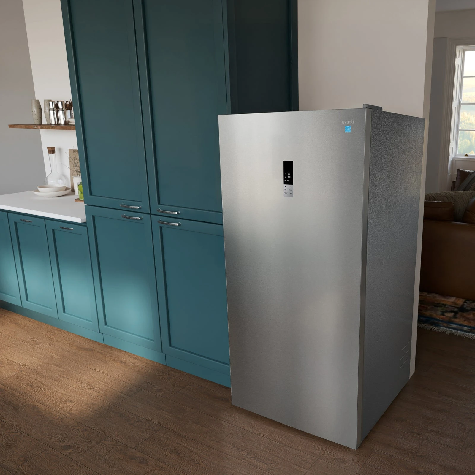 MaxxSpace Garage-Ready 17 cu. ft. Convertible Upright Freezer AV170VFLJM0SS, product image 2 of 16