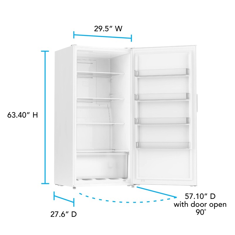 Avanti Garage Ready 17 cu ft. Frost Free Convertible Upright Freezer view 8