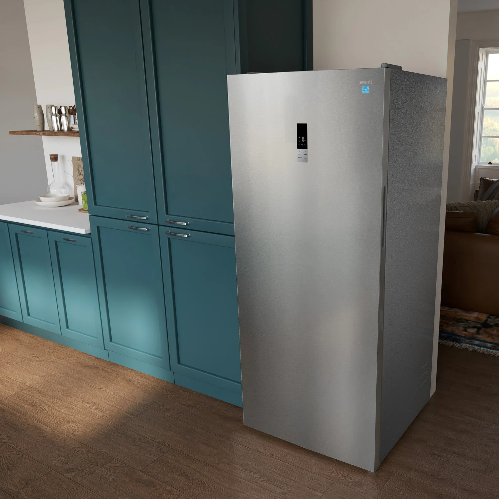 MaxxSpace Garage-Ready 21 cu. ft. Convertible Upright Freezer AV210VFLJM0SS, product image 2 of 16