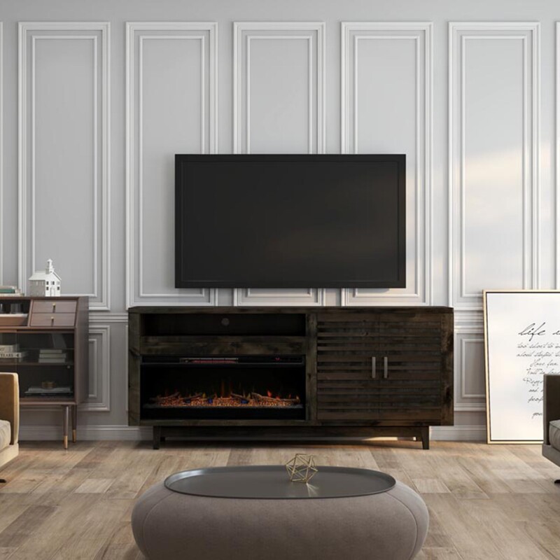 Avondale 84" Fireplace Console AV5401CHR