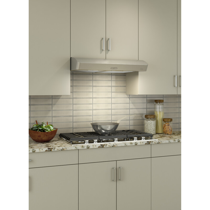 NuTone 30" Convertible Under-Cabinet Range Hood w/ Light AVDF130SS