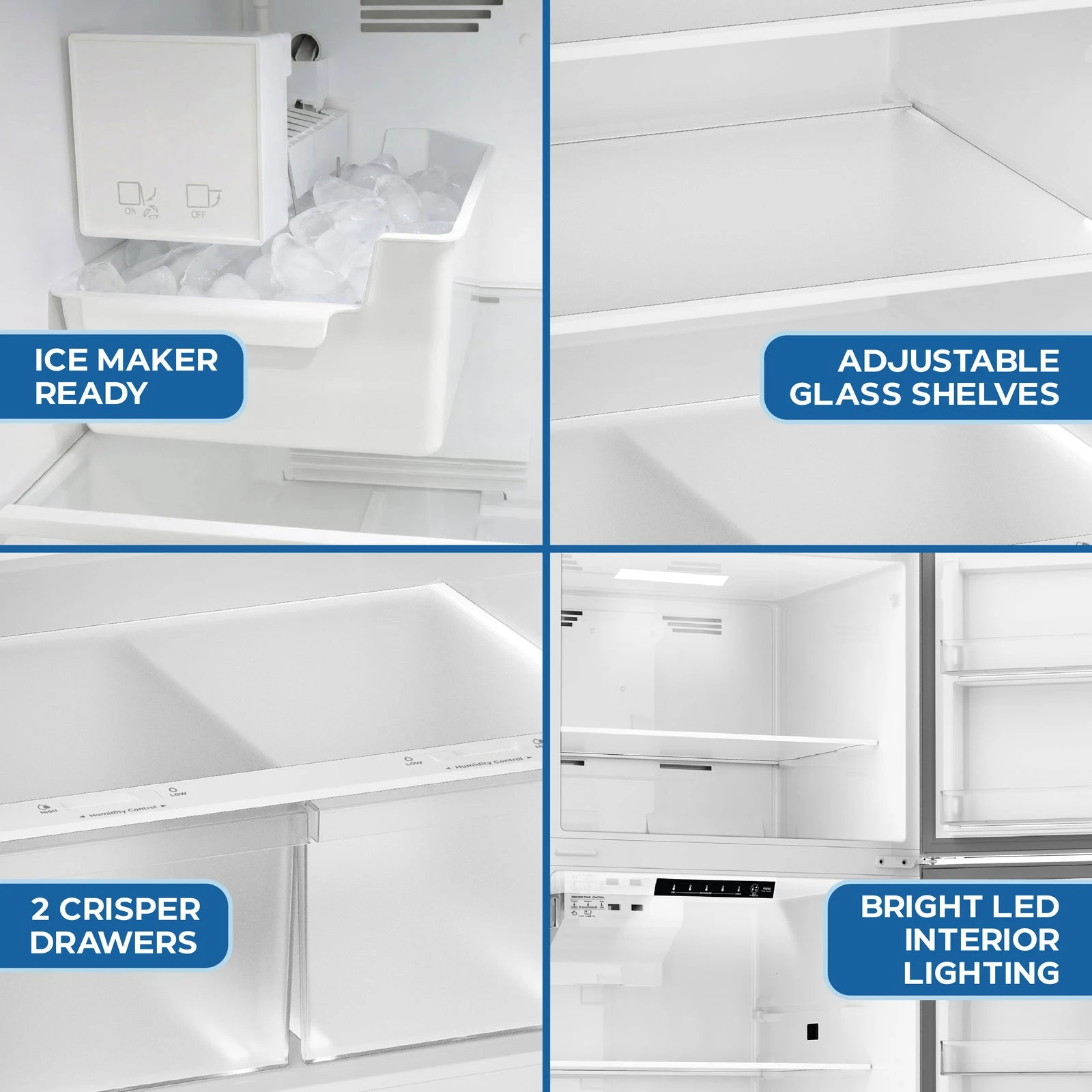 Avanti MaxxSpace Garage-Ready 21 cu. ft. Refrigerator AVFF21DLJM0SS