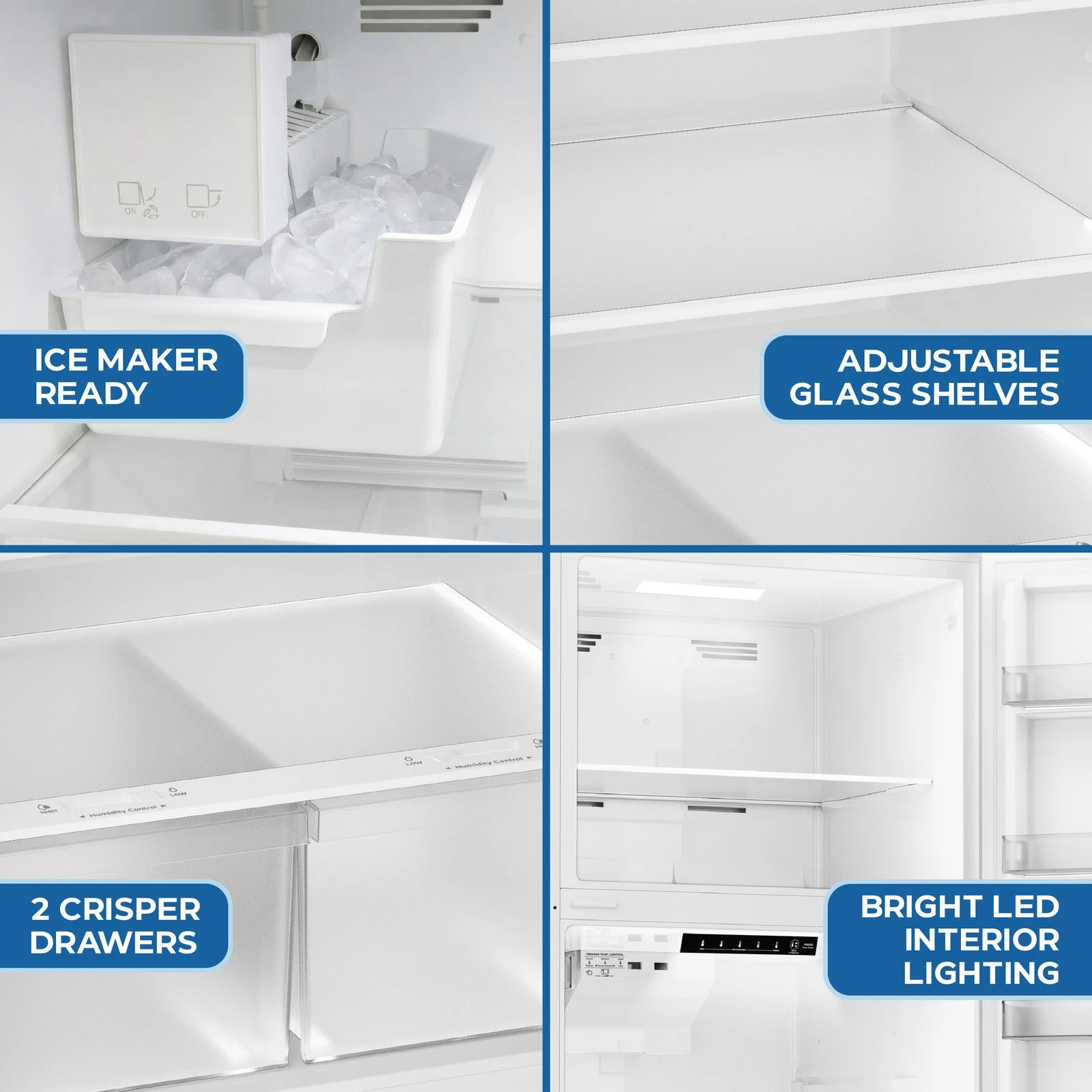 Avanti MaxxSpace Garage-Ready 24 cu. ft. Refrigerator AVFF24DLJM0W