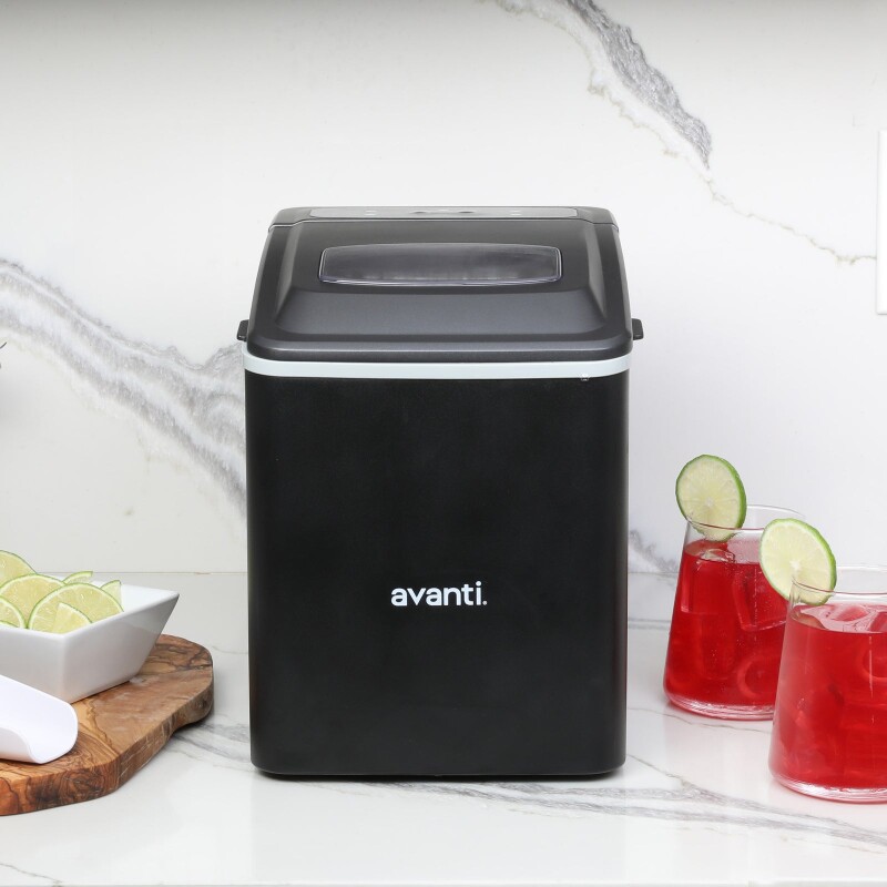 Avanti Mighty Ice Countertop Bullet Ice Maker AVIM2625BK