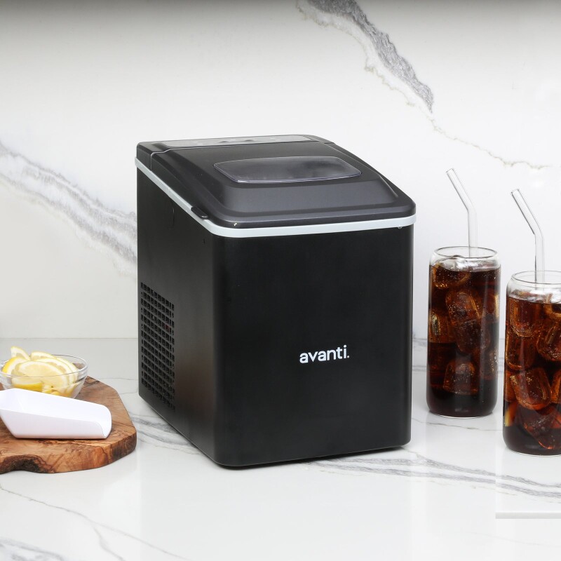 Avanti Mighty Ice Countertop Bullet Ice Maker AVIM2625BK