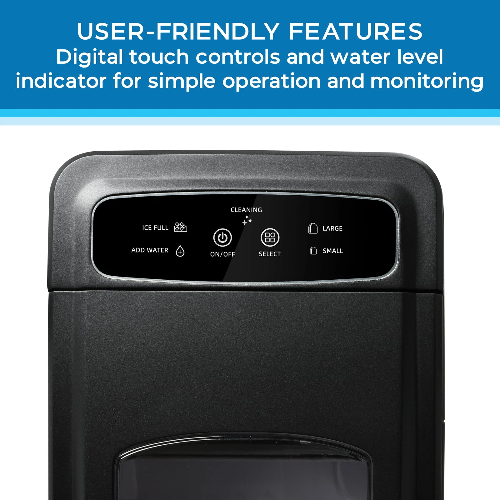 Mighty Ice Countertop Bullet Ice Maker AVIM2625IBK