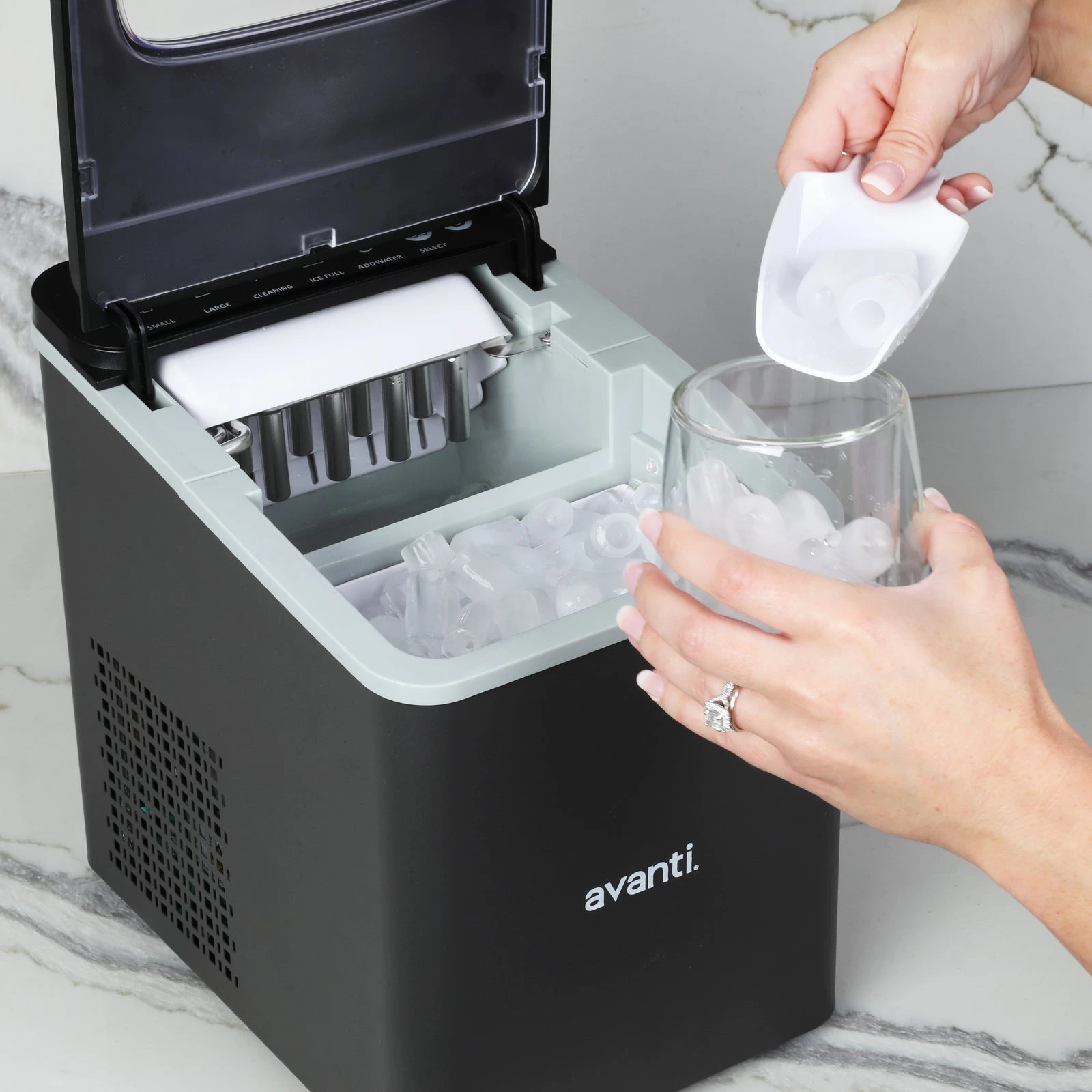 Mighty Ice Countertop Bullet Ice Maker AVIM26BSIS