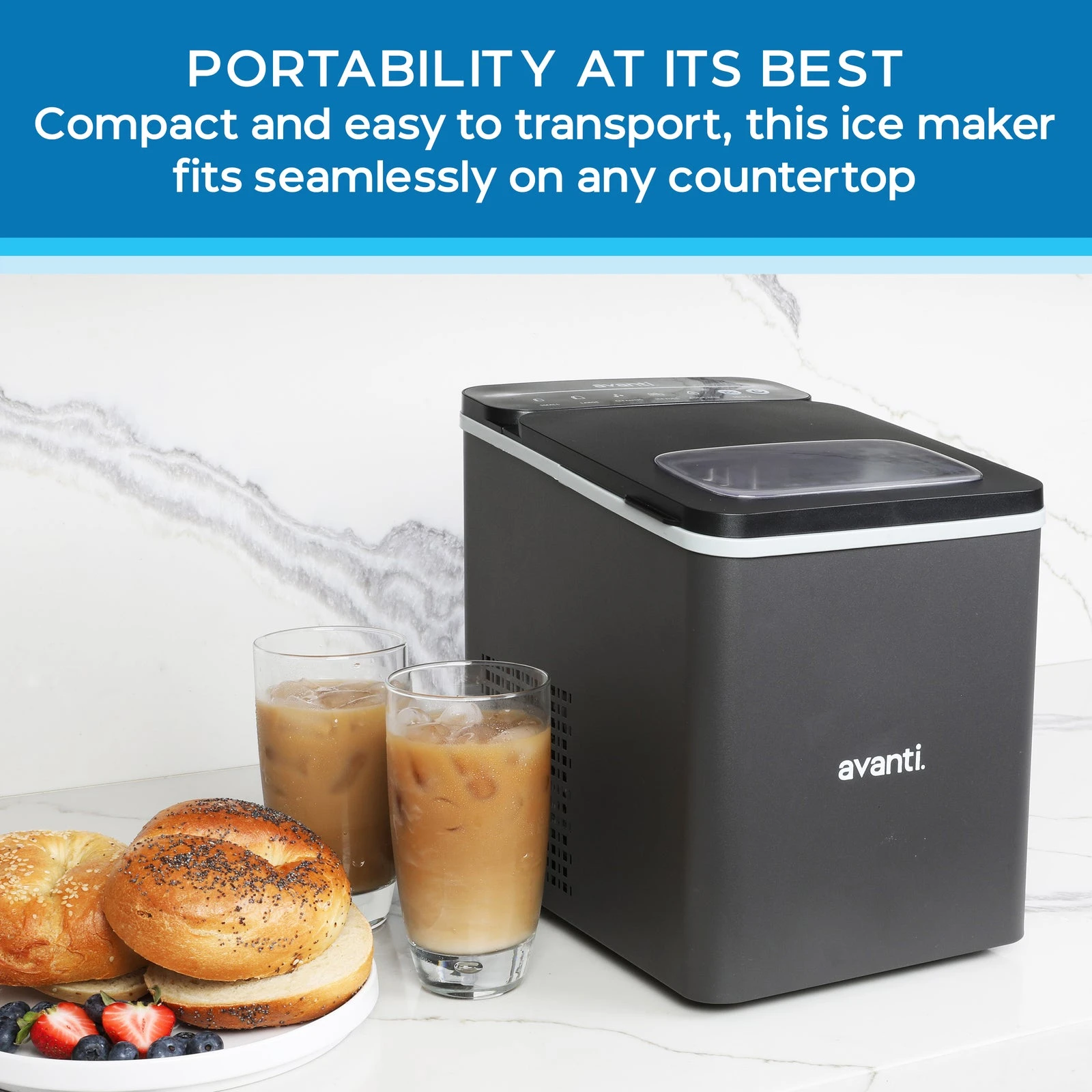 Mighty Ice Countertop Bullet Ice Maker AVIM26BSIS