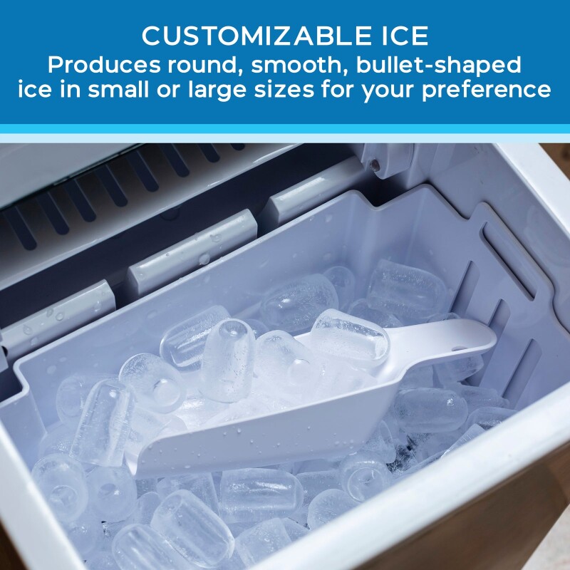 Avanti Speedy Ice Countertop Bullet Ice Maker AVIM333SIS