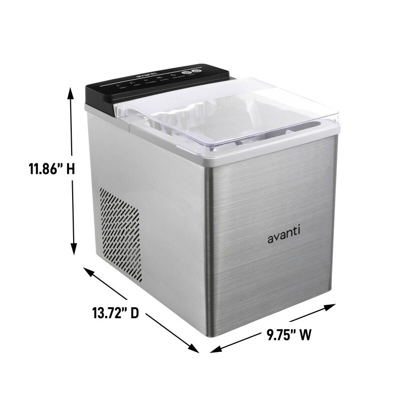 Avanti Speedy Ice Countertop Bullet Ice Maker AVIM333SIS