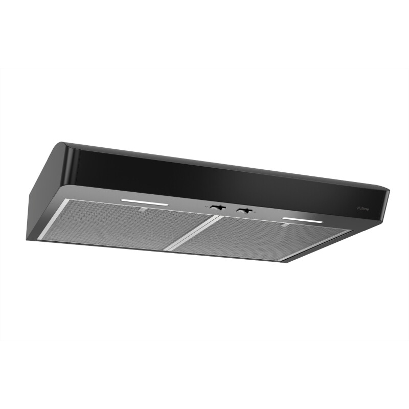 NuTone Mantra 30-Inch 375 MAX Blower CFM 1.5 Sones Range Hood AVSF130BL