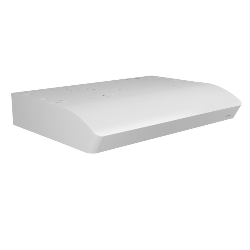 NuTone Mantra 30-Inch 375 MAX Blower CFM 1.5 Sones Range Hood AVSF130WW