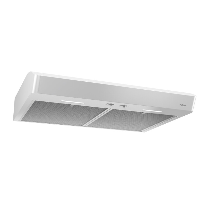 NuTone Mantra 36-Inch 375 MAX Blower CFM 1.5 Sones Range Hood AVSF136WW