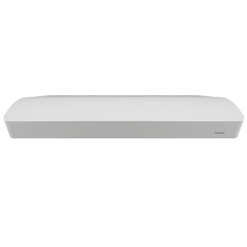 NuTone Mantra 36-Inch 375 MAX Blower CFM 1.5 Sones Range Hood AVSF136WW