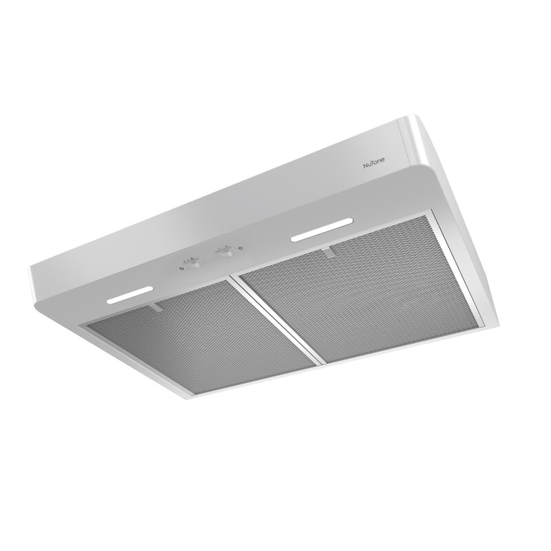 NuTone Mantra 36-Inch 375 MAX Blower CFM 1.5 Sones Range Hood AVSF136WW