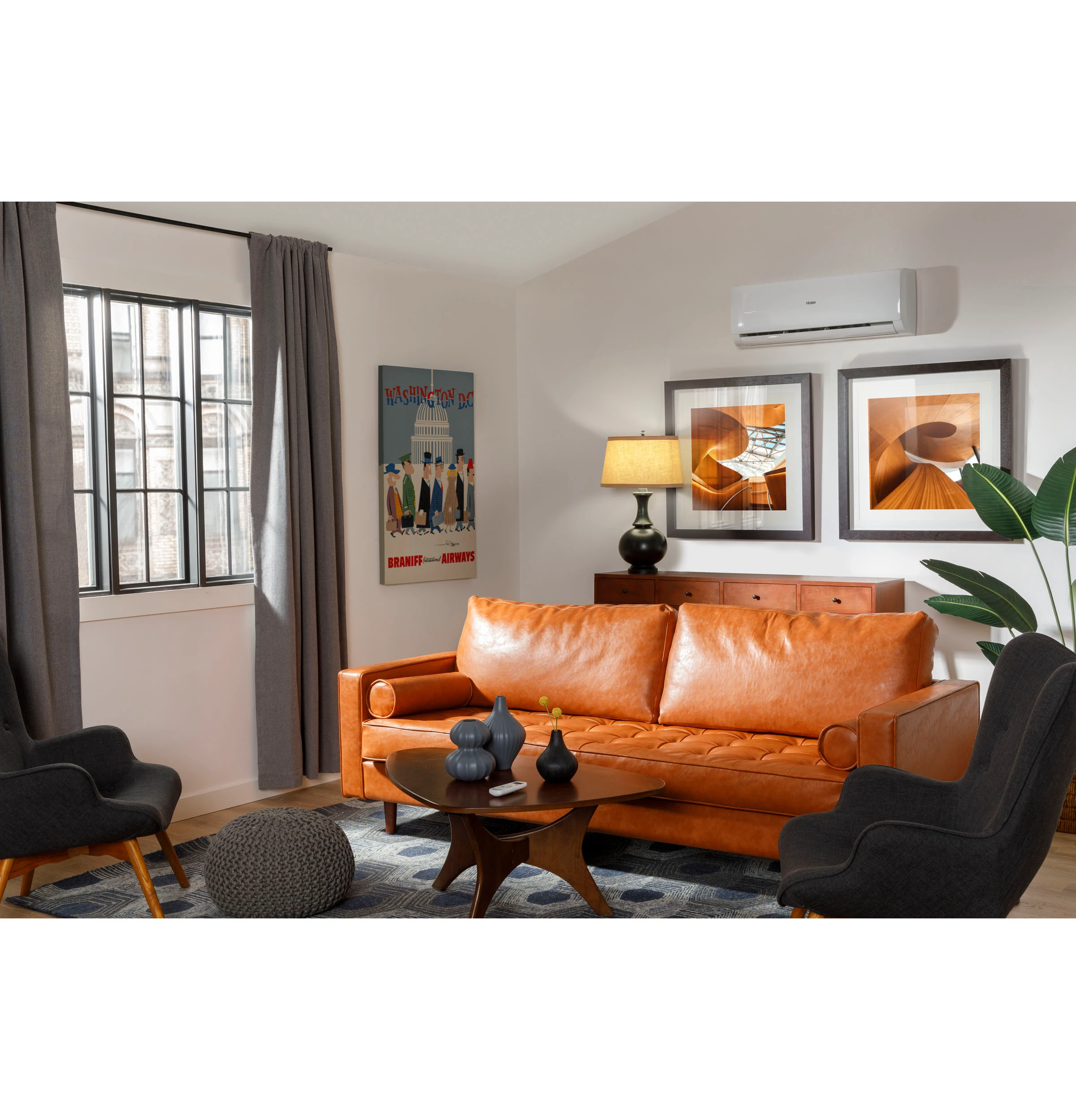 Tempo Series 208-230V 12,000 BTU Single Zone Ductless Highwall Indoor Unit AW09TE2VHA