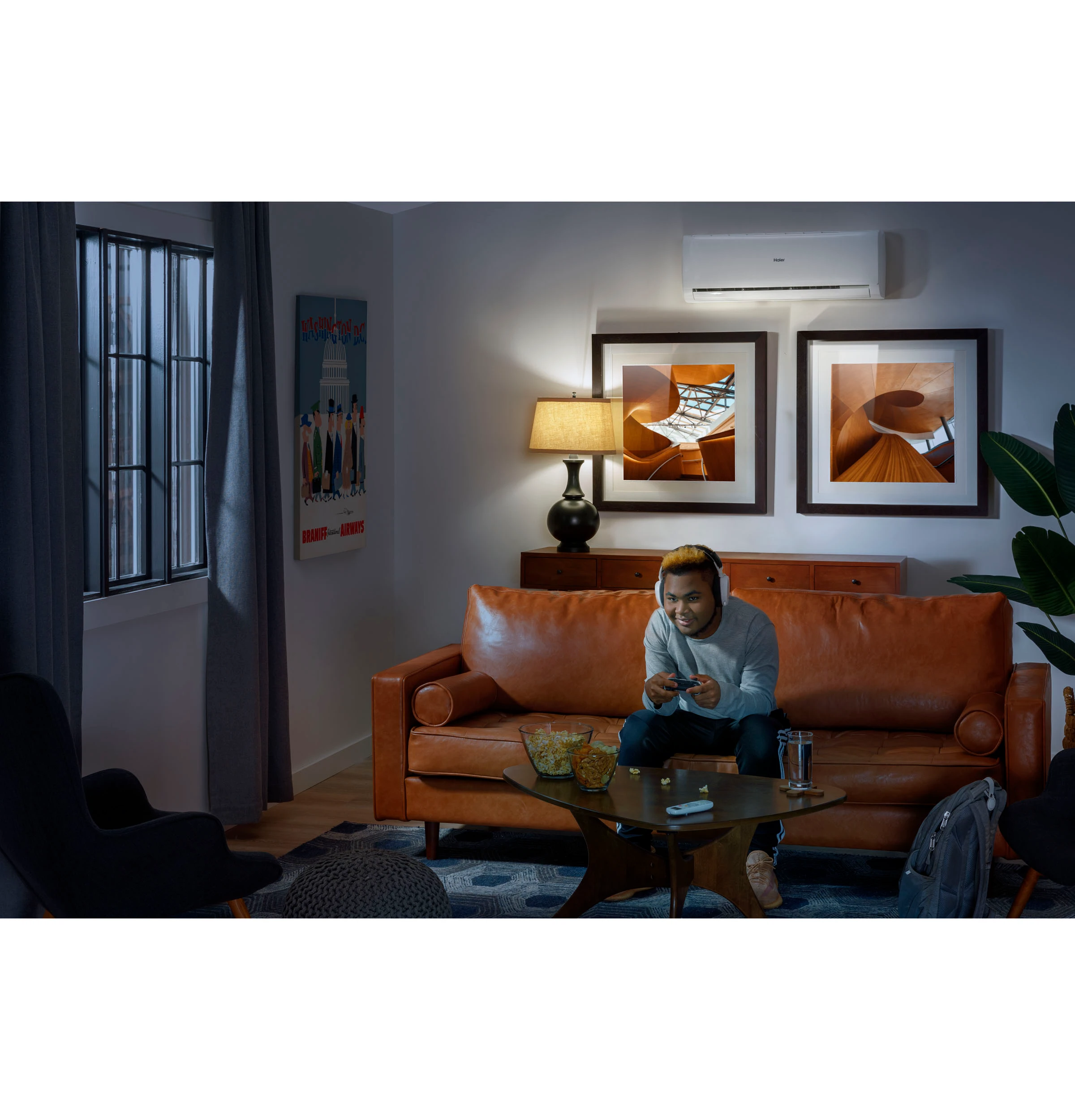 Tempo Series 208-230V 12,000 BTU Single Zone Ductless Highwall Indoor Unit AW09TE2VHA