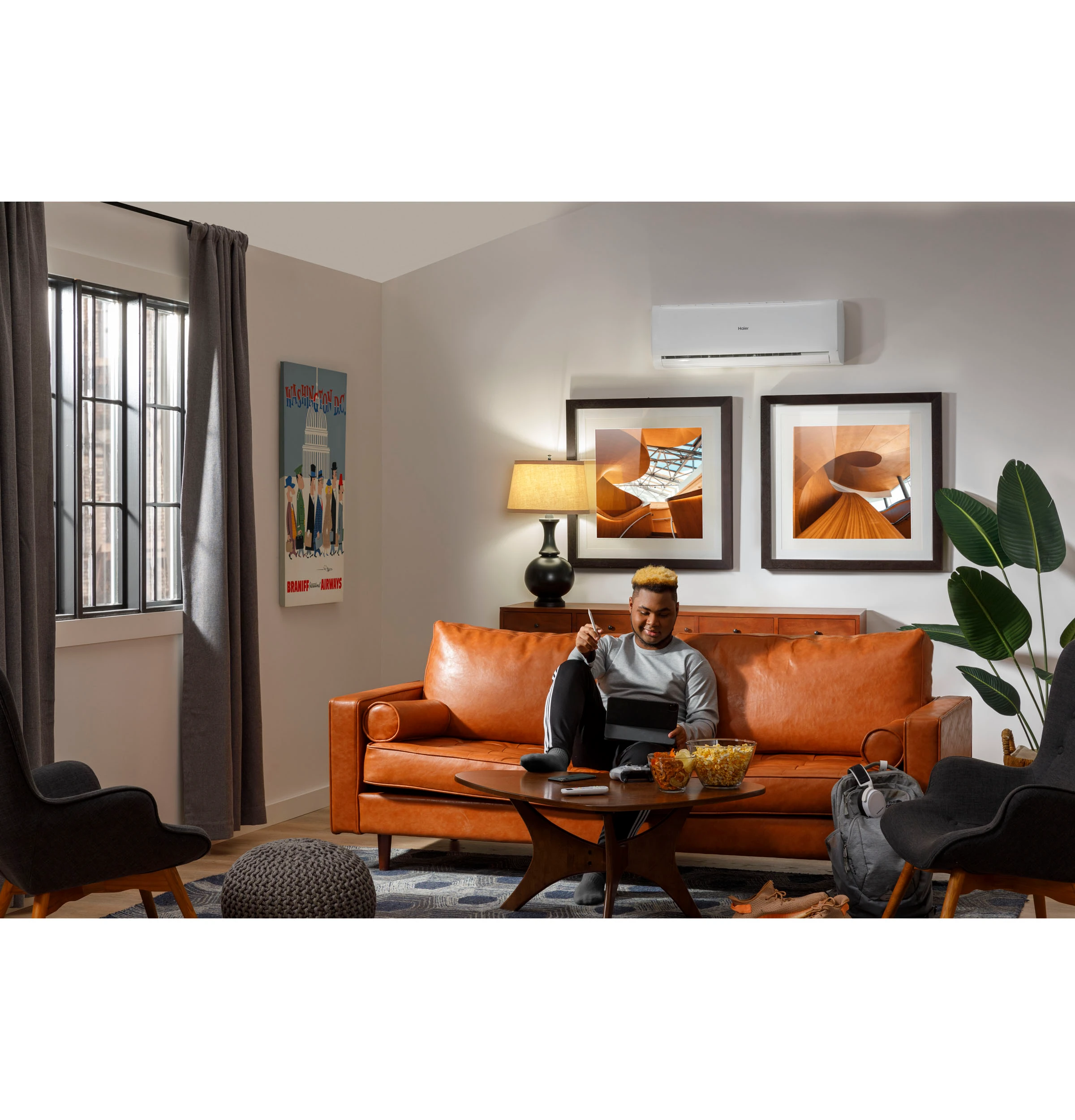 Tempo Series 208-230V 12,000 BTU Single Zone Ductless Highwall Indoor Unit AW09TE2VHA