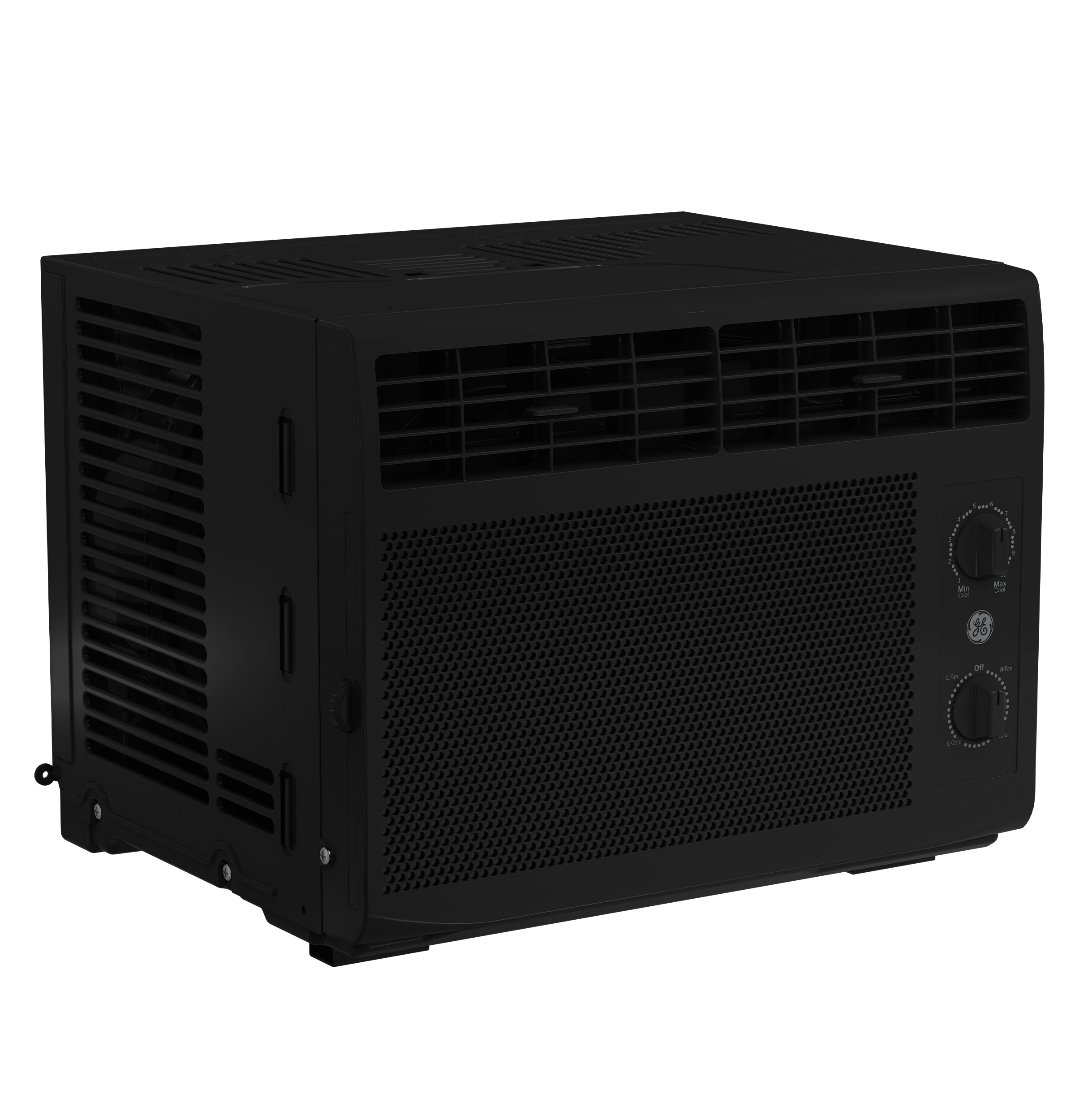 5,000 BTU Mechanical Window Air Conditioner for Small Rooms up to 150 sq ft., Black AWAS05BBA