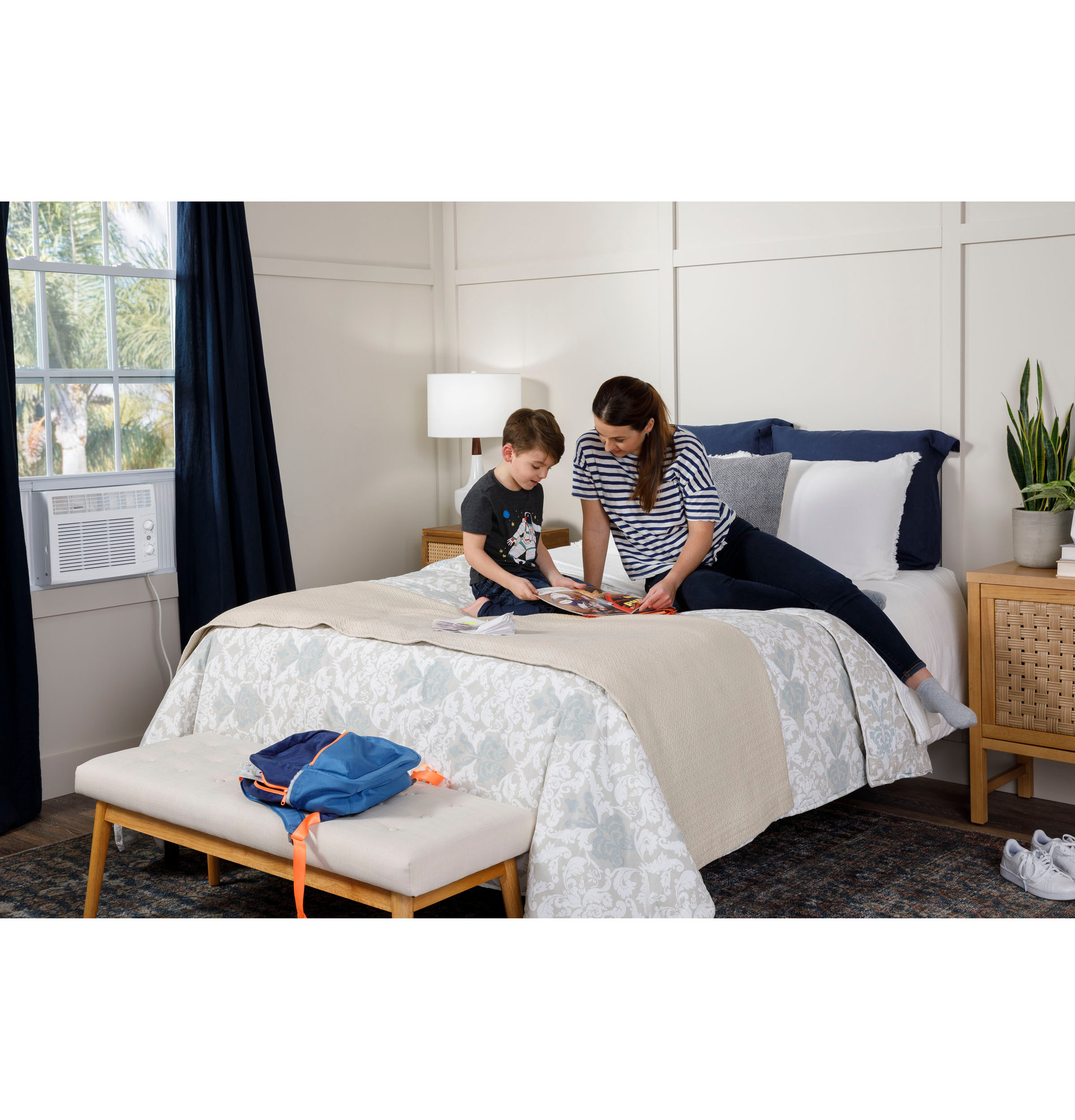 5,000 BTU Mechanical Window Air Conditioner for Small Rooms up to 150 sq ft. AWCS05BWT