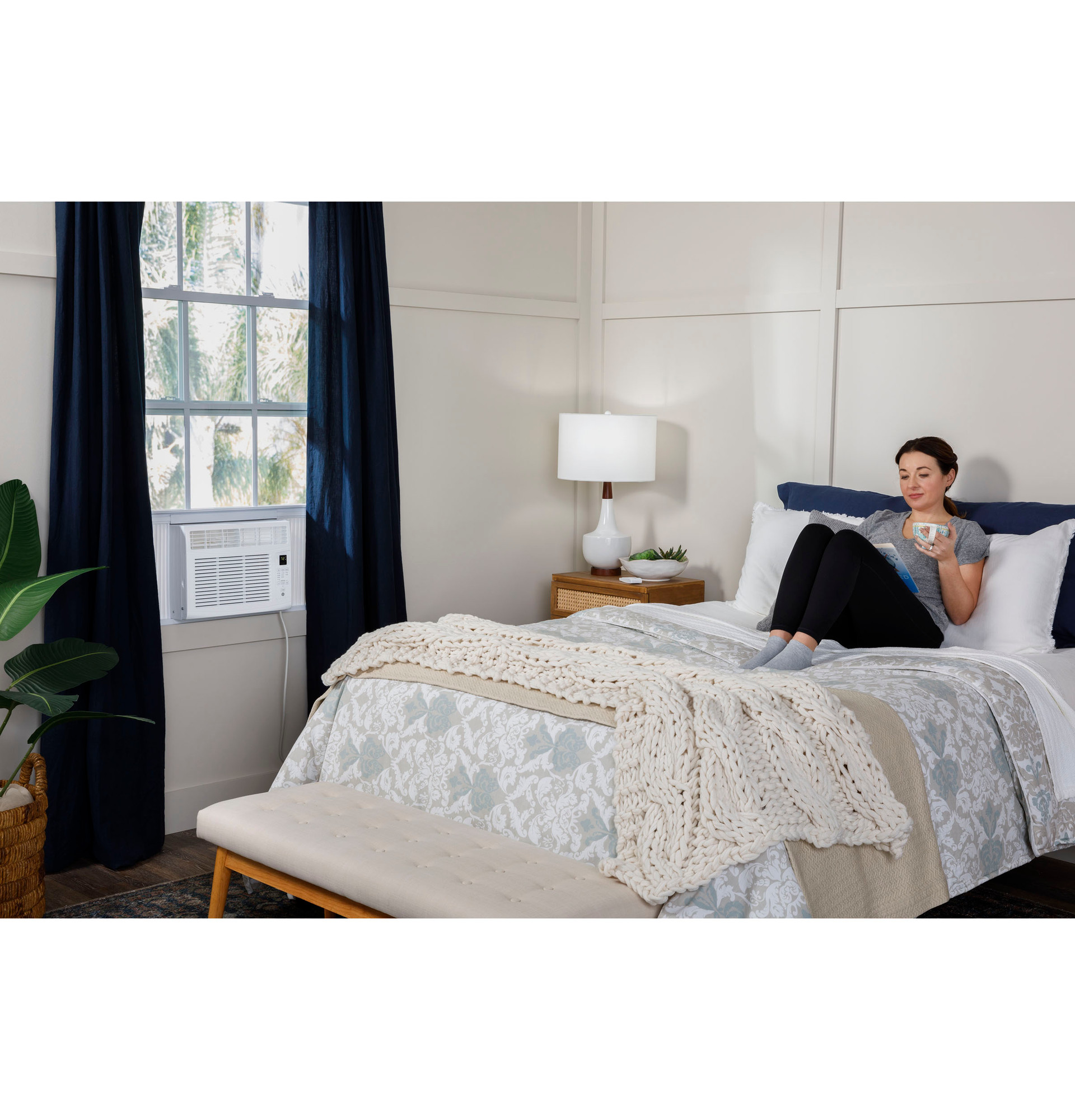 6,000 BTU Electronic Window Air Conditioner for Small Rooms up to 250 sq ft. AWCS06BWT
