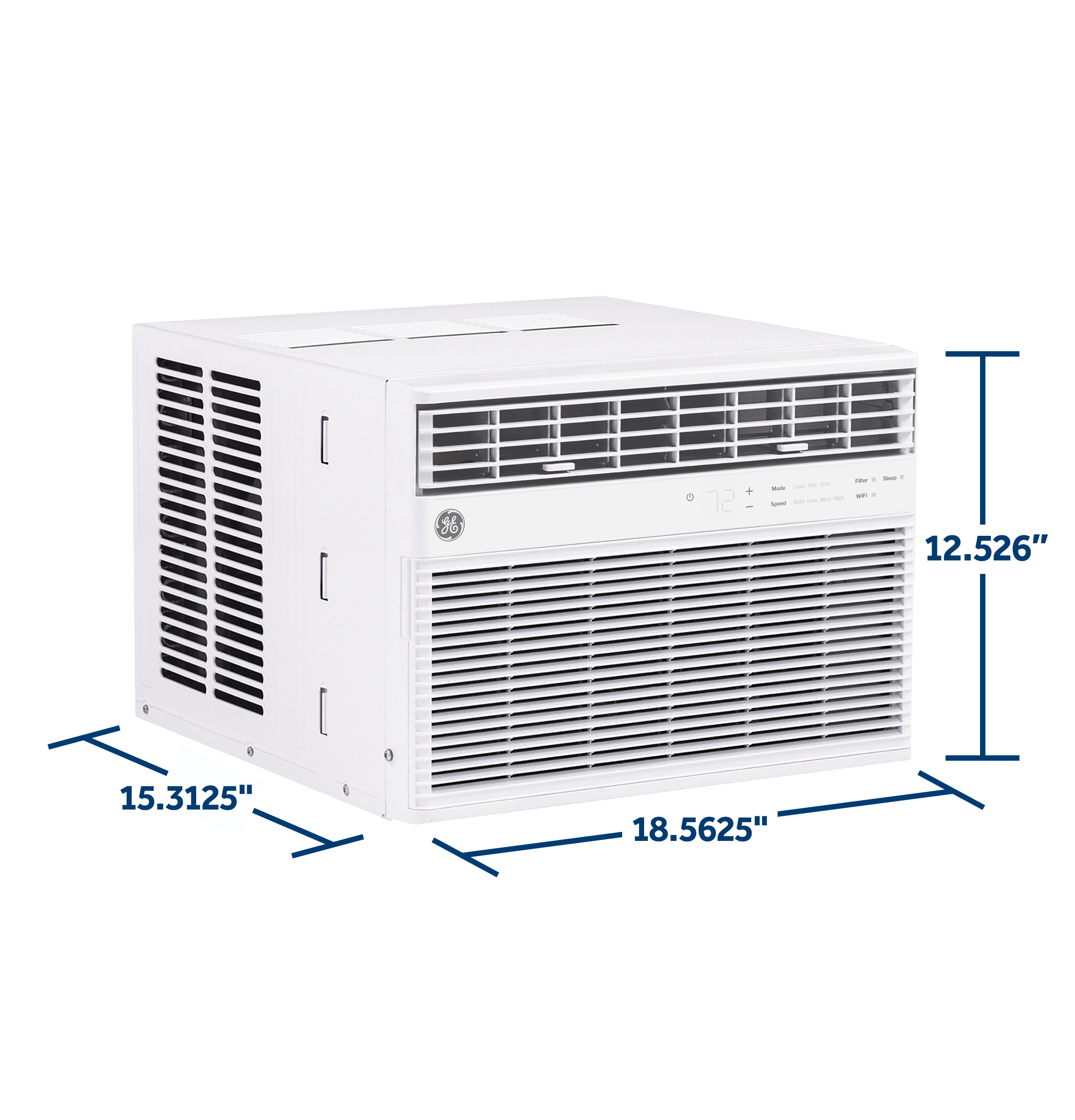 8,000 BTU Smart Electronic Window Air Conditioner for Medium Rooms up to 350 sq. ft. view 4
