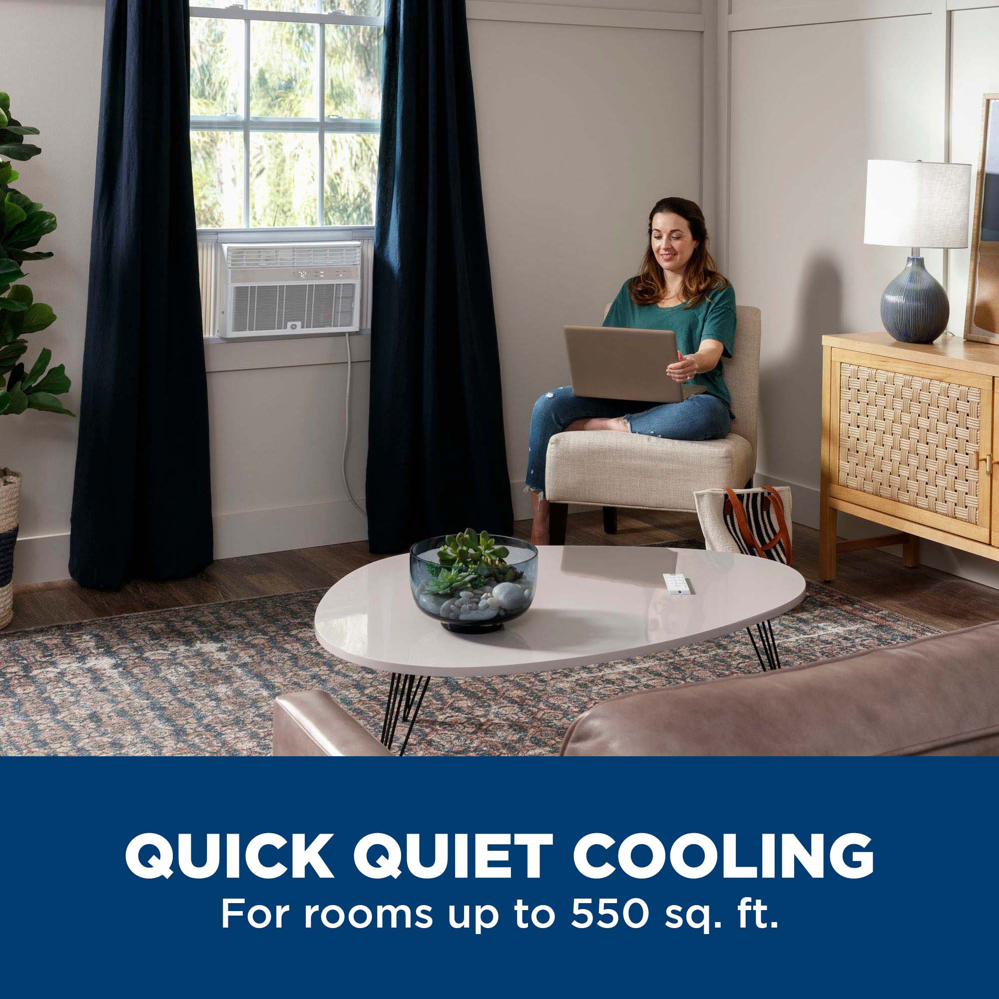 12,000 BTU Smart Electronic Window Air Conditioner for Large Rooms up to 550 sq. ft. view 3
