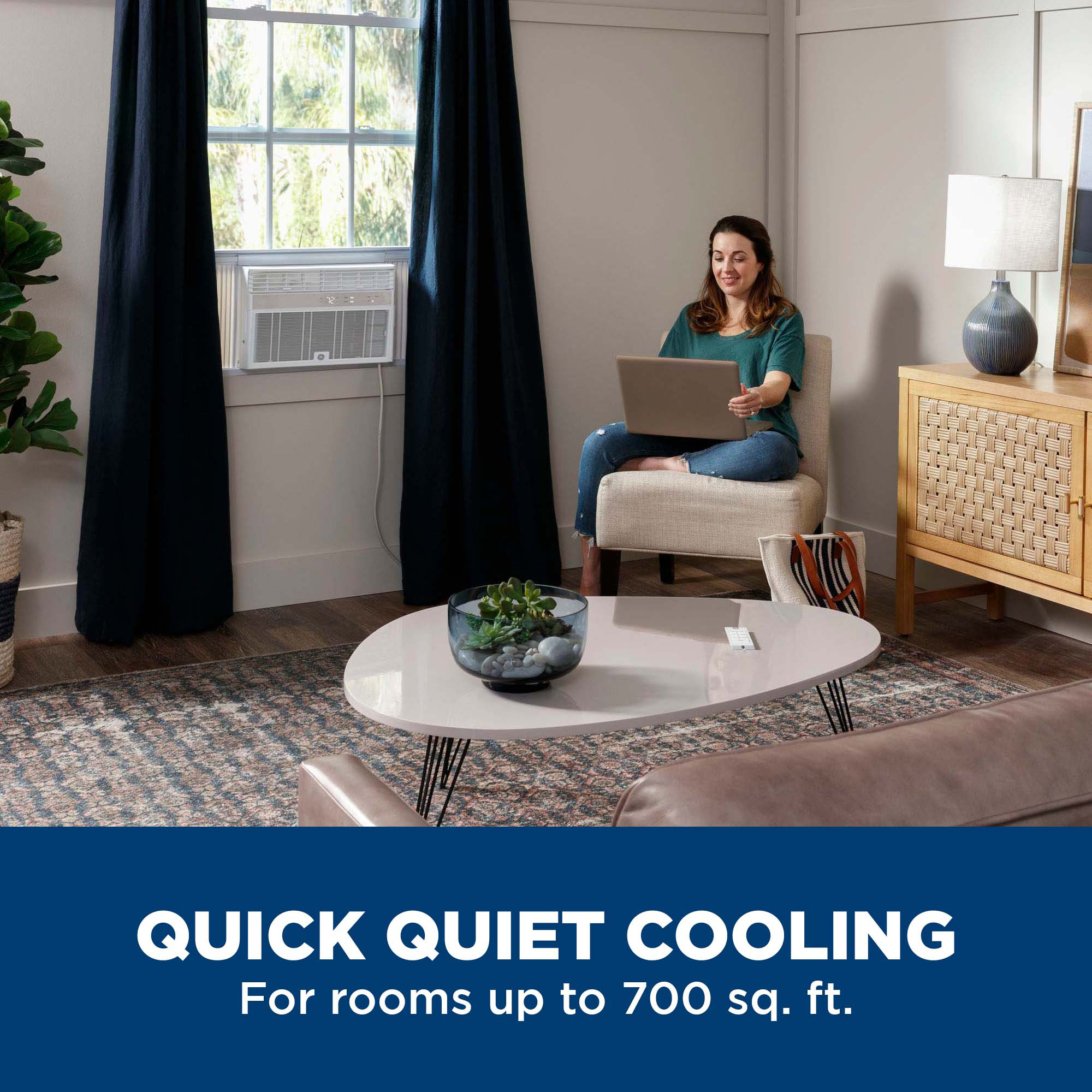 14,000 BTU Smart Electronic Window Air Conditioner for Large Rooms up to 700 sq. ft. view 5
