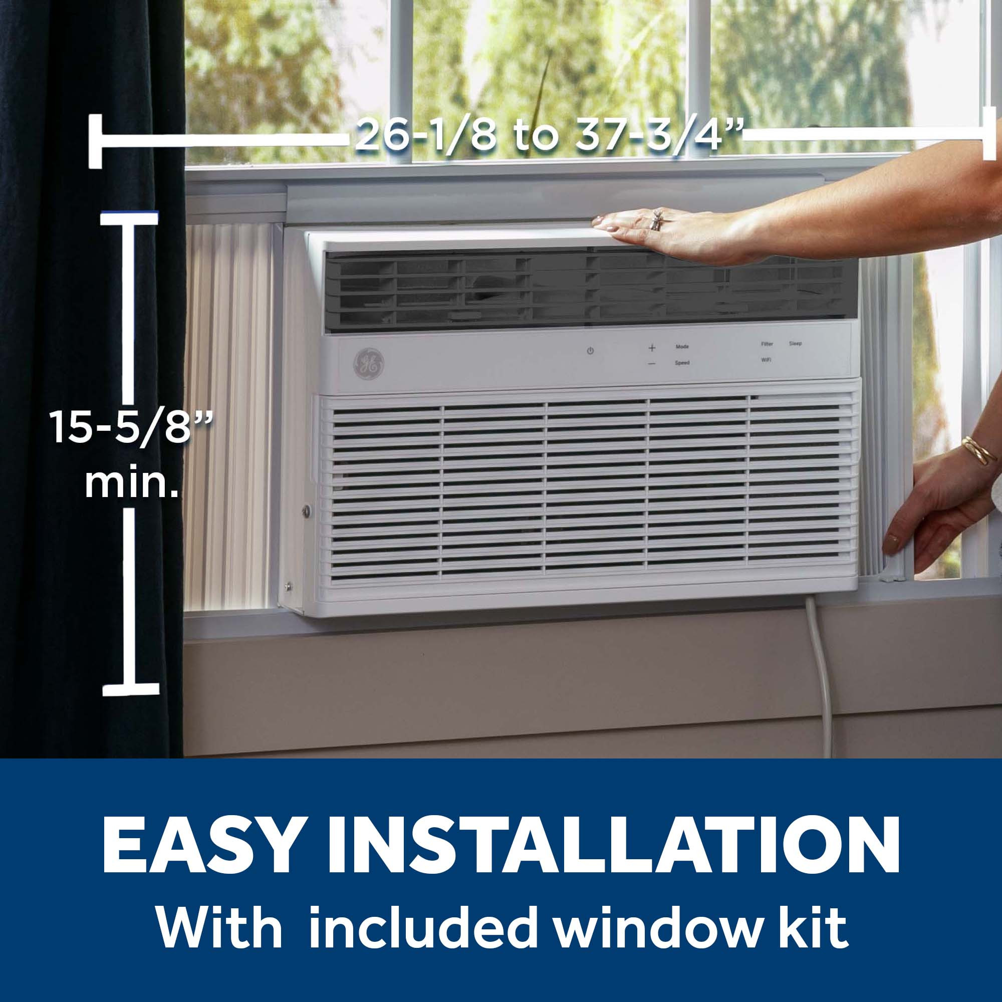 14,000 BTU Smart Electronic Window Air Conditioner for Large Rooms up to 700 sq. ft. AWCS14WWT