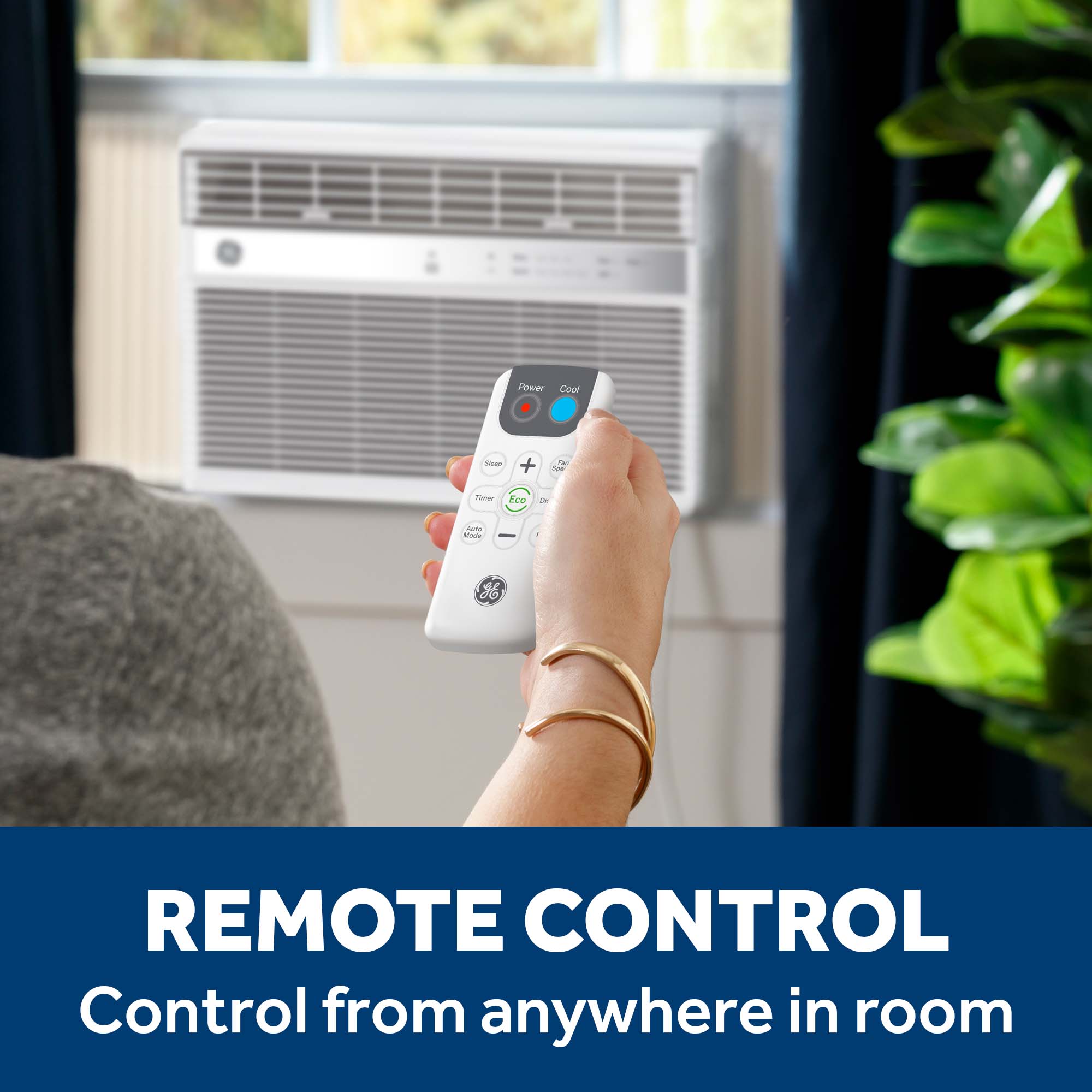8,000 BTU Smart Electronic Window Air Conditioner for Medium Rooms up to 350 sq. ft. AWES08WWF