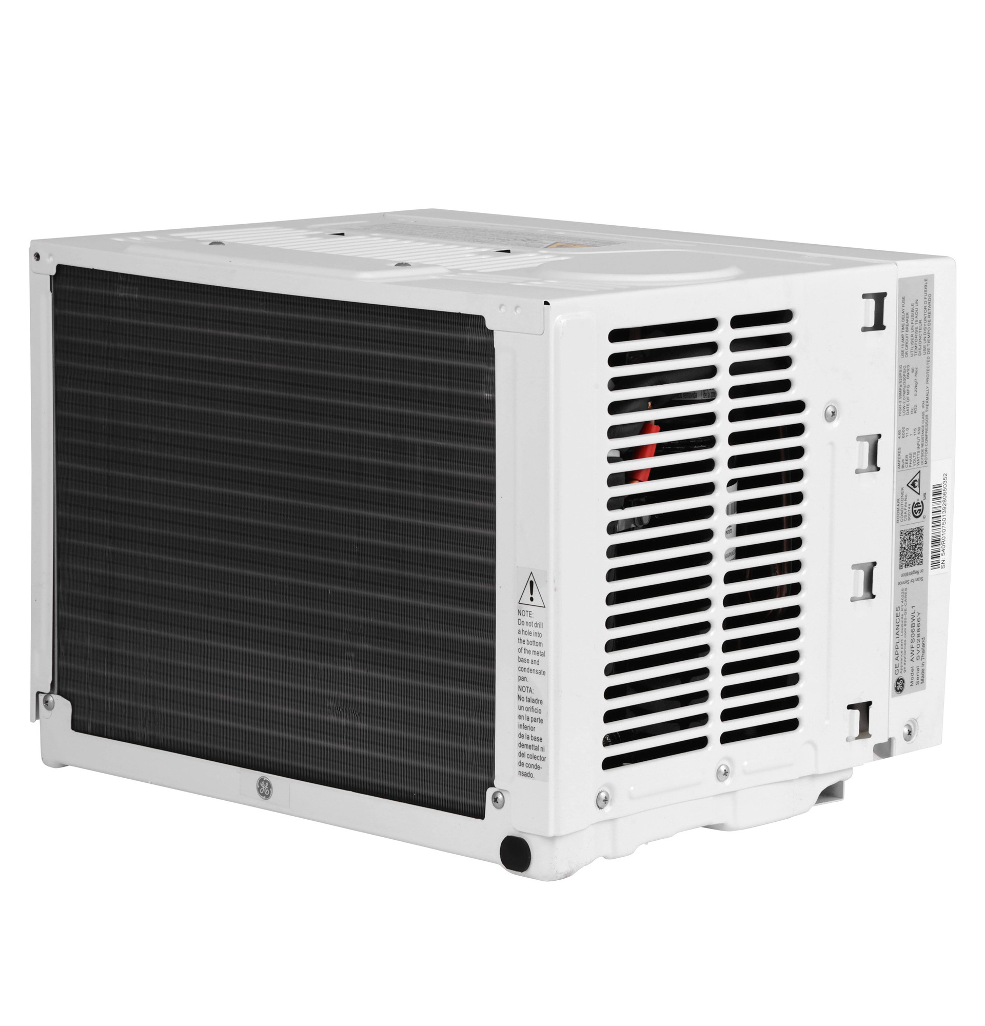 GE® 6,000 BTU Electronic Window Air Conditioner for Small Rooms up to 250 sq ft. AWFS06BWL