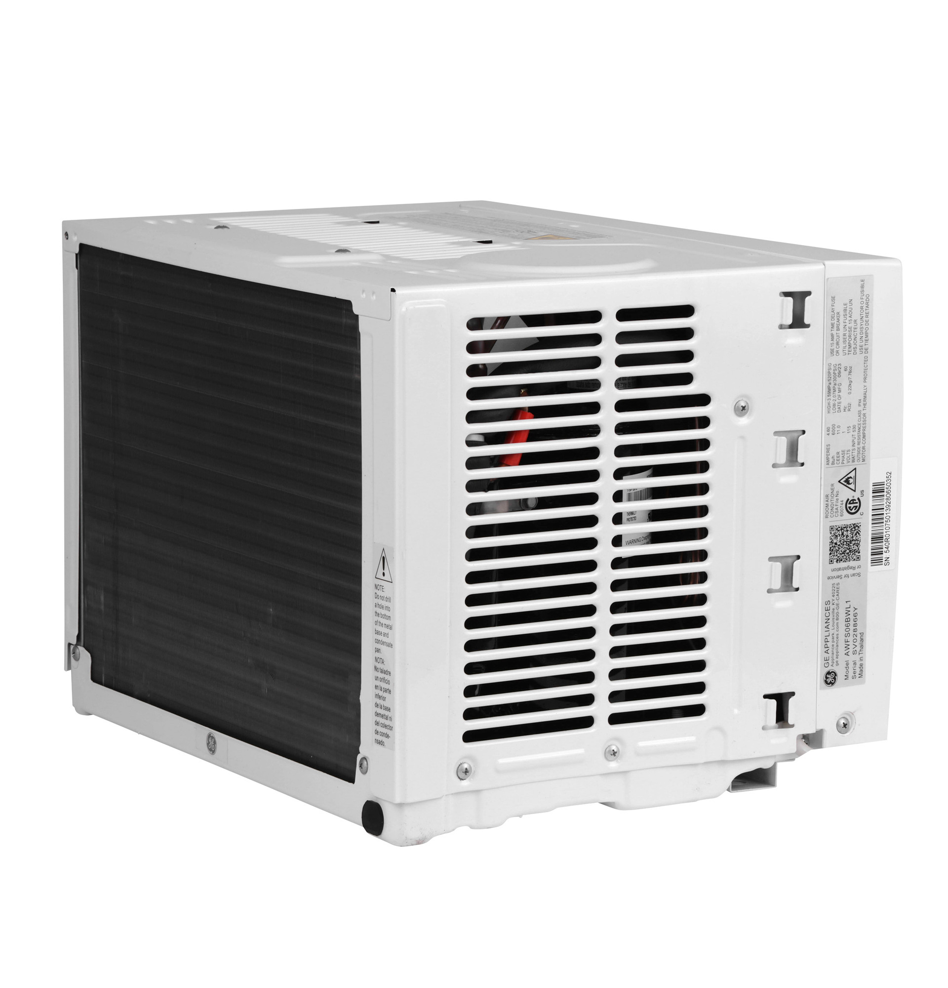 GE® 6,000 BTU Electronic Window Air Conditioner for Small Rooms up to 250 sq ft. AWFS06BWL
