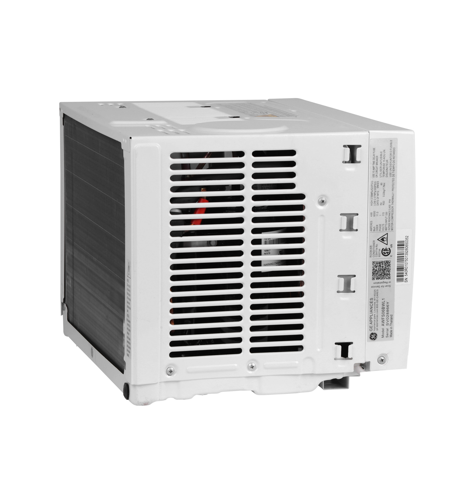 GE® 6,000 BTU Electronic Window Air Conditioner for Small Rooms up to 250 sq ft. AWFS06BWL