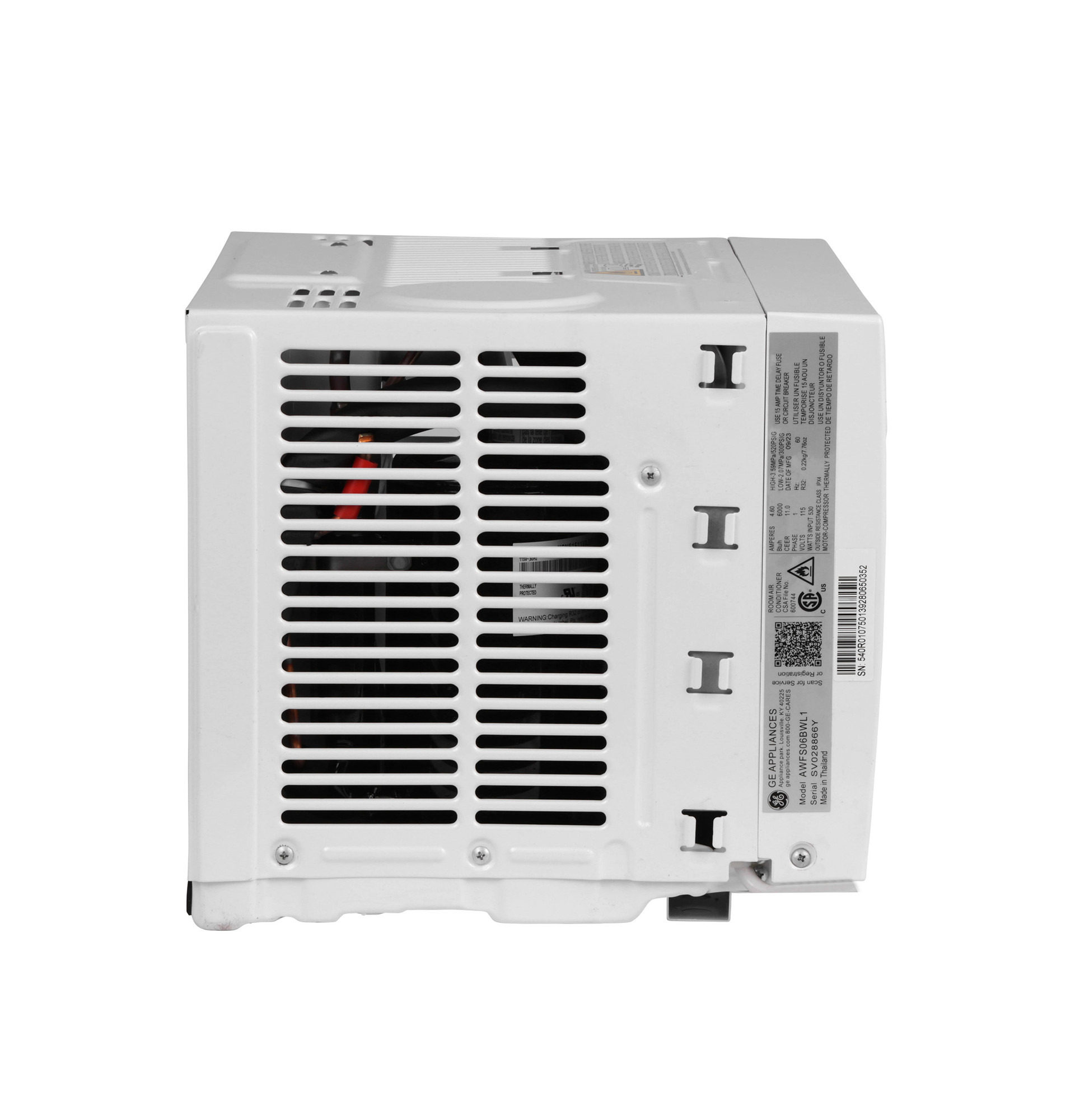 GE® 6,000 BTU Electronic Window Air Conditioner for Small Rooms up to 250 sq ft. AWFS06BWL