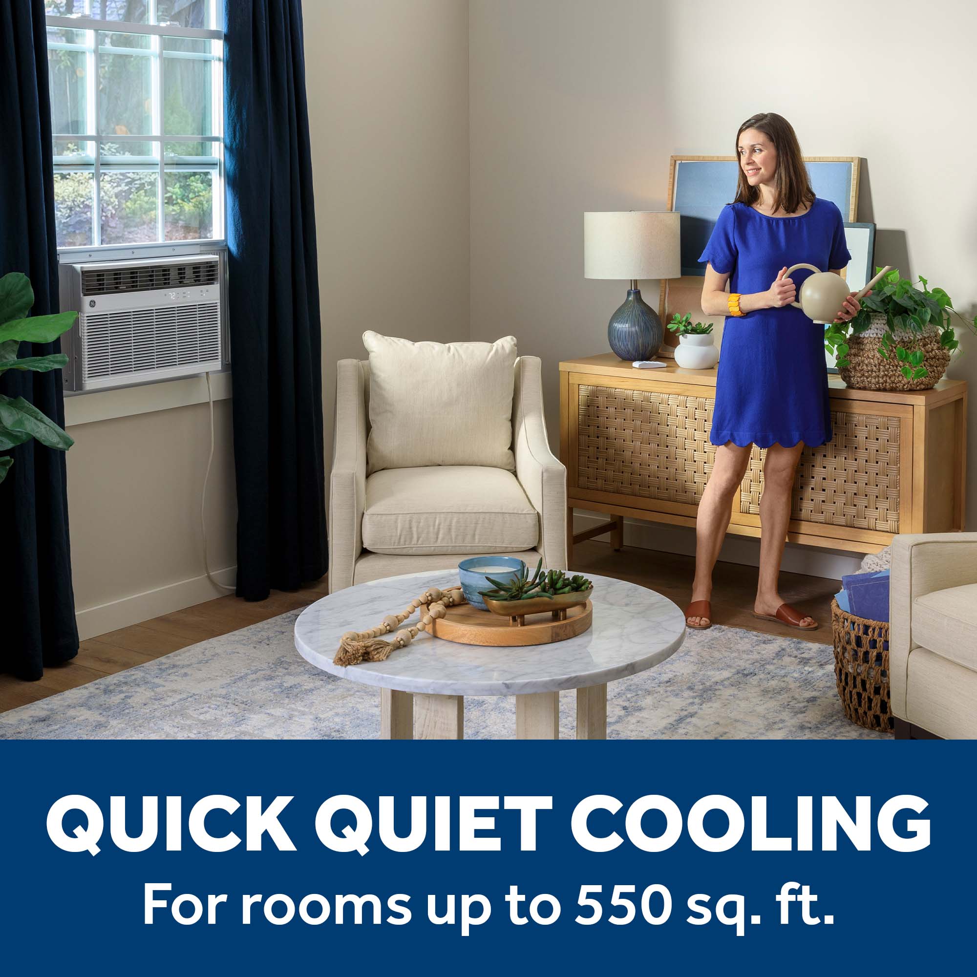 12,000 BTU Smart Heat/Cool Electronic Window Air Conditioner for Large Rooms up to 550 sq. ft. view 22